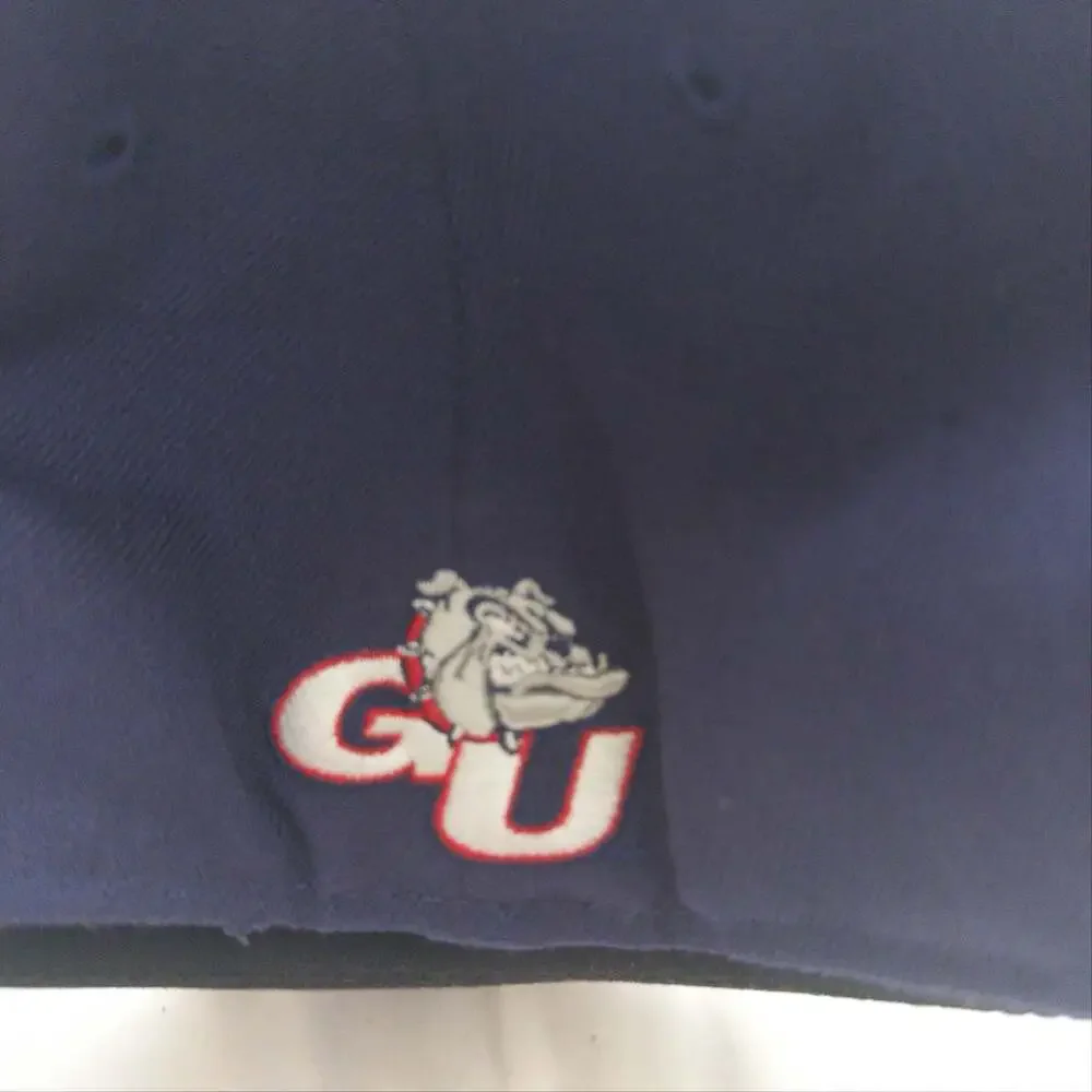 New Era Gonzaga Bulldogs 59FIFTY Fitted Hat Navy Blue Size 7